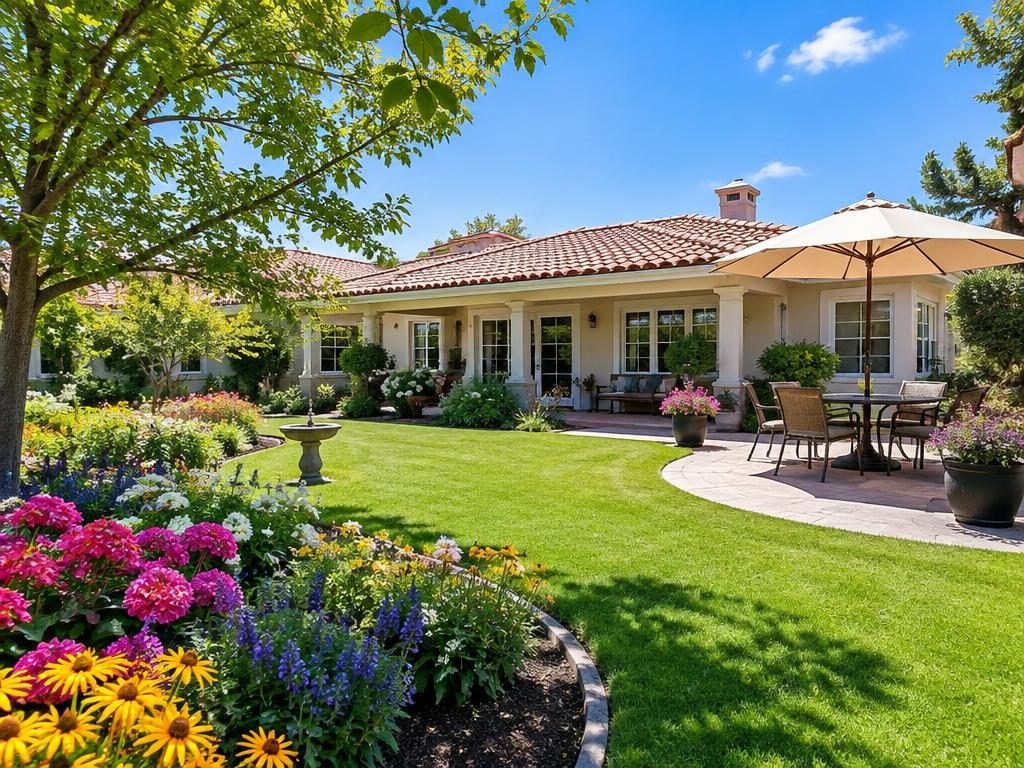 Care home garden