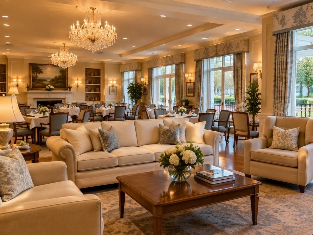 Care home living room