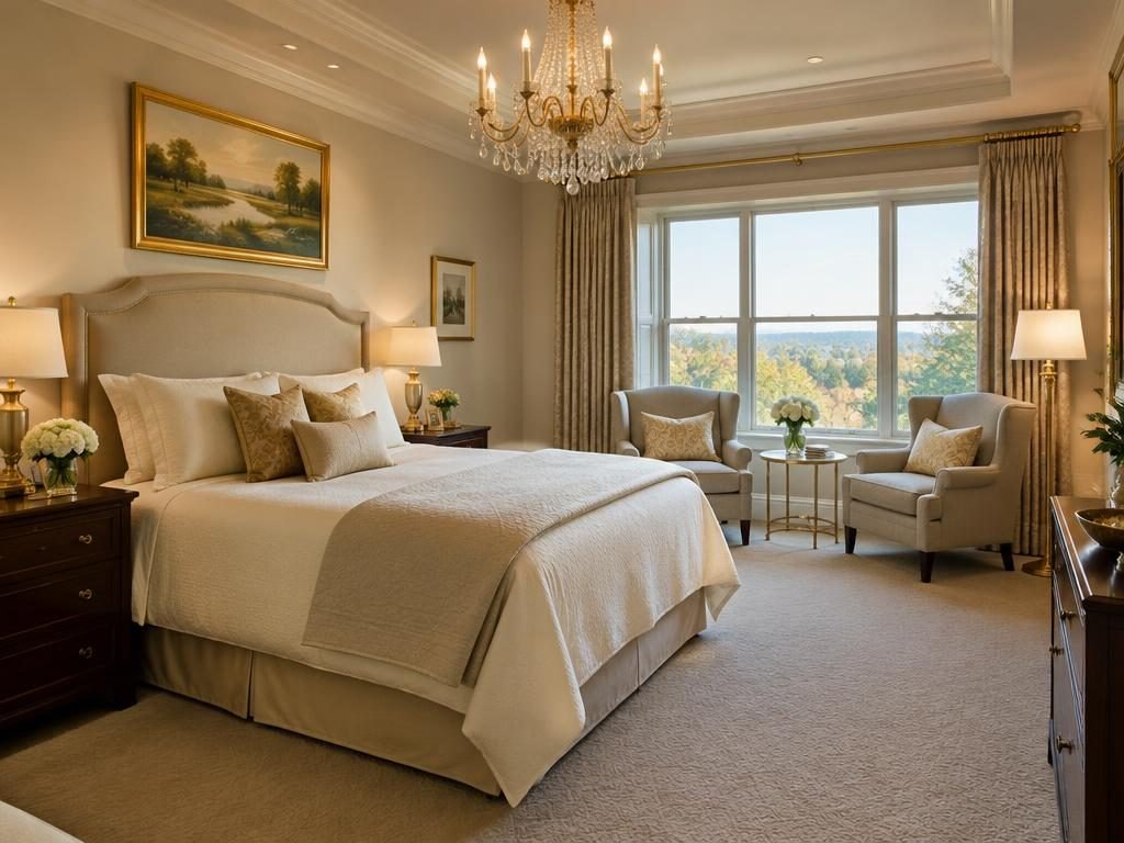 Luxury care home bedroom